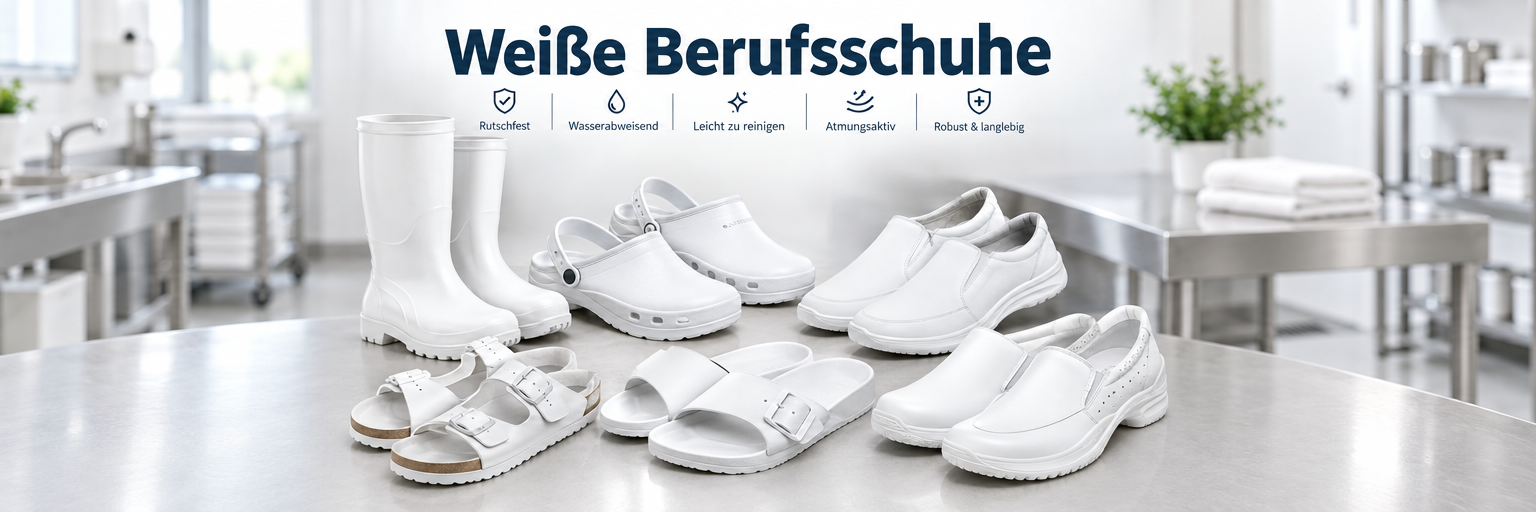 Wei�e Berufsschuhe