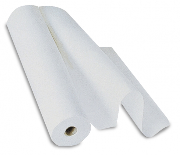 ZVG-Hygiene, rzterolle, Papier-Abdeckrolle, wei, Tissue 3-lagig, ca. 131 Abrisse  38 cm, VE: 6 Rollen