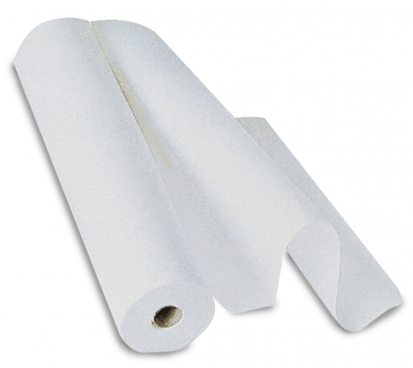 ZVG-Hygiene, rzterolle, Papier-Abdeckrolle, wei, Tissue 3-lagig, ca. 131 Abrisse  38 cm, VE: 6 Rollen