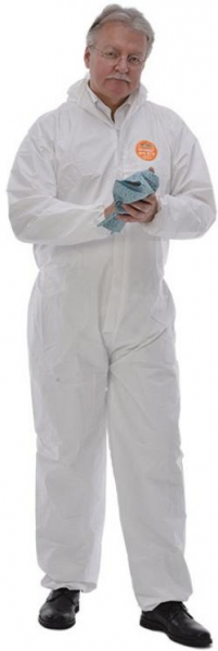 ZVG-zetDress-Hygiene, Einweg-Einmal-Overall, Schutzoverall, Schutzanzug, Z2 Secutex pro 5/6, wei, VE = 25 Stck