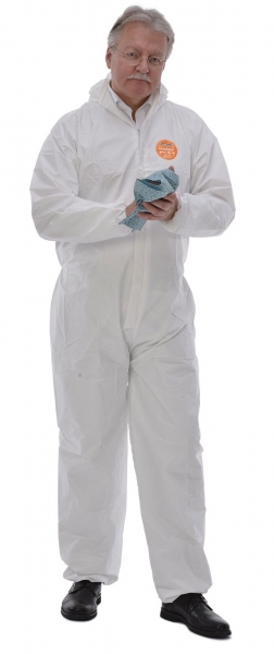 ZVG-zetDress-Hygiene, Einweg-Einmal-Overall, Schutzoverall, Schutzanzug, Z2 Secutex pro 5/6, wei, VE = 25 Stck