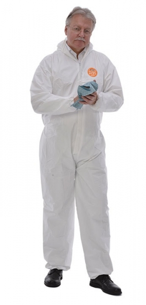 ZVG-zetDress-Hygiene, Einweg-Einmal-Overall, Schutzoverall, Schutzanzug, Z2 Secutex pro 5/6, wei, VE = 25 Stck