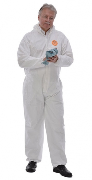 ZVG-zetDress-Hygiene, Einweg-Einmal-Overall, Schutzoverall, Schutzanzug, Z2 Secutex pro 5/6, wei, VE = 25 Stck