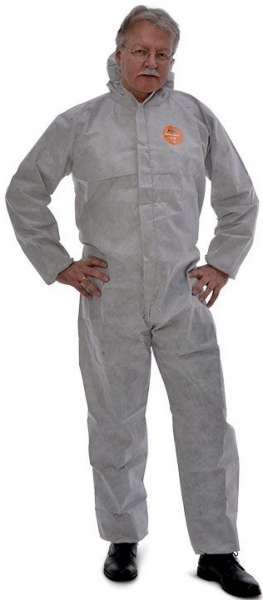 ZVG-zetDress-Hygiene, Einweg Overall, Einmal-Schutzanzug, Z2, PAINT-TEX PLUS, hellgrau, VE = 25 Stück