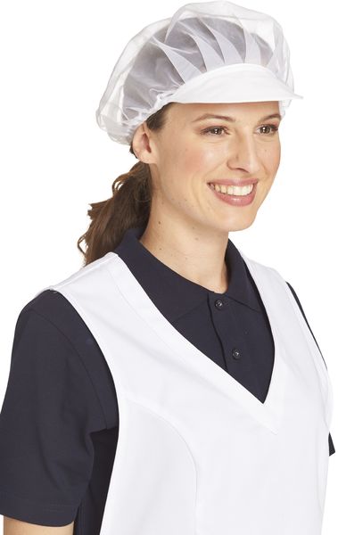 LEIBER-Jobwear, Netzhaube, wei