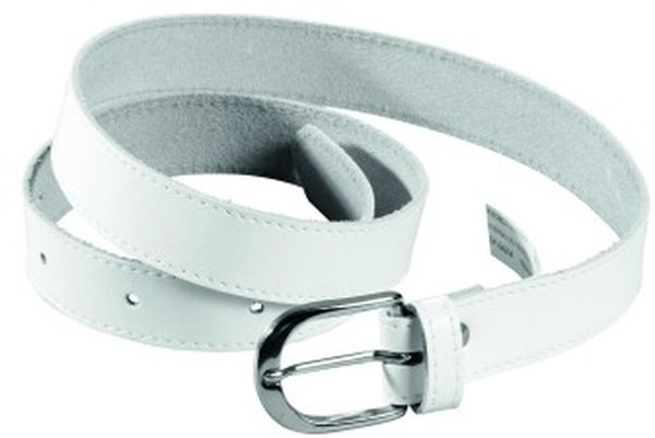 LEIBER-Jobwear, Leder-Grtel, wei