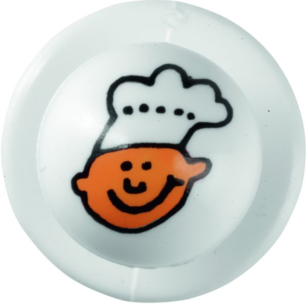 LEIBER-Jobwear, Kochjacken-Zubehr, Kugel-Knpfe, Gesicht, 1 Pack  12 St