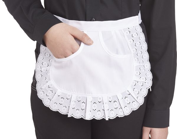 LEIBER-Jobwear, Servierschrze, Arbeits-Berufs-Schrze, Vorbinder, ca. 175 g/m, wei