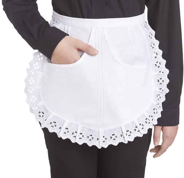 LEIBER-Jobwear, Servierschrze, Arbeits-Berufs-Schrze, Vorbinder, ca. 175 g/m, wei