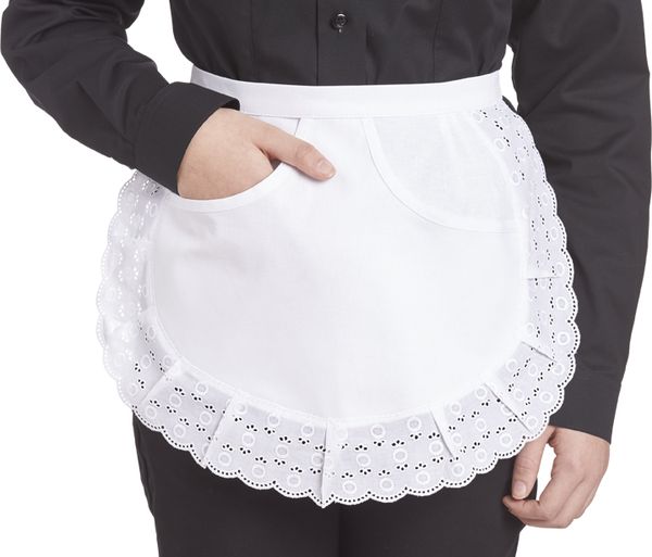 LEIBER-Jobwear, Servierschrze, Arbeits-Berufs-Schrze, Vorbinder, ca. 175 g/m, wei