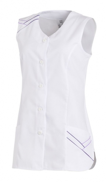 LEIBER-Jobwear, Hosenkasack, Arbeits-Berufs-Kasack, ohne Arm, wei