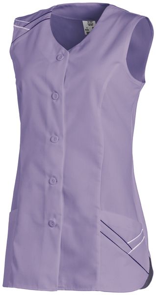 LEIBER-Jobwear, Hosenkasack, Arbeits-Berufs-Kasack, ohne Arm, flieder