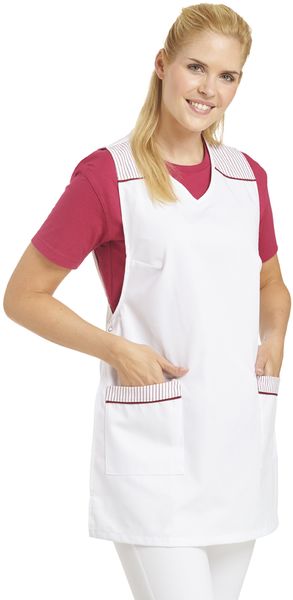 LEIBER-Jobwear, Überwurfschürze, Arbeits-Berufs-Schürze, weiß
