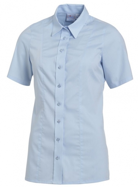 LEIBER-Jobwear, Damenbluse, Arbeits-Bluse, ca. 125 g/m², hellblau