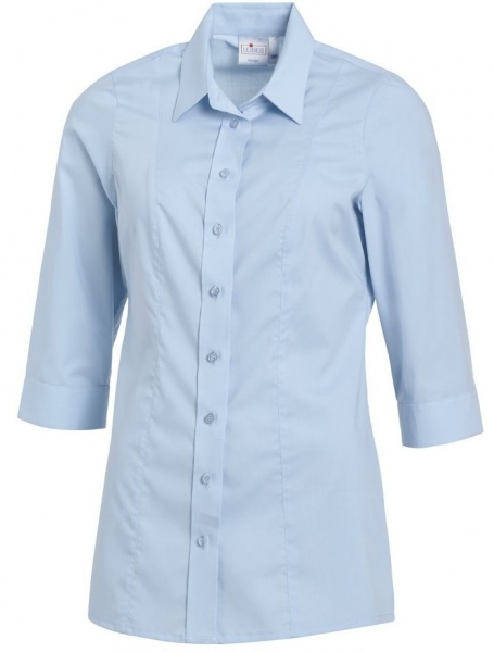 LEIBER-Jobwear, Damenbluse, Arbeits-Bluse, ca. 125 g/m², hellblau