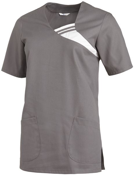 LEIBER-Jobwear, Damen-Schlupfjacke, Arbeits-Berufs-Jacke, 1/2 Arm, grau