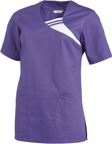 LEIBER-Jobwear, Damen-Schlupfjacke, Arbeits-Berufs-Jacke, 1/2 Arm, lila