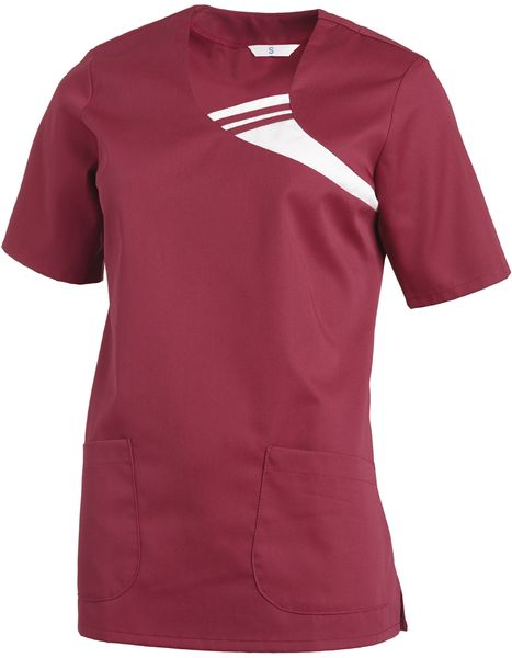 LEIBER-Jobwear, Damen-Schlupfjacke, Arbeits-Berufs-Jacke, 1/2 Arm, beere