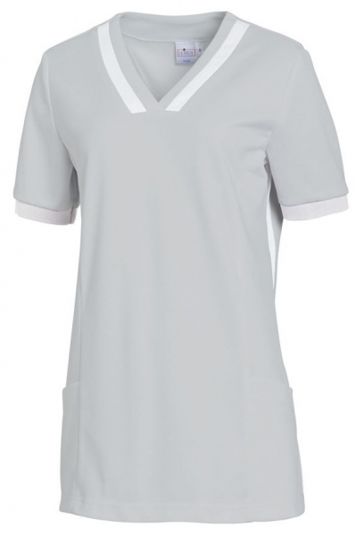 LEIBER-Jobwear, Damen-T-Shirt, Arbeits-Berufs-Shirt, silbergrau
