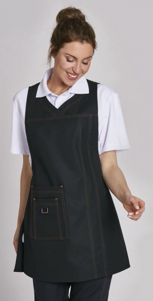 LEIBER-Jobwear, berwurfschrze, Arbeits-Berufs-Schrze, schwarz