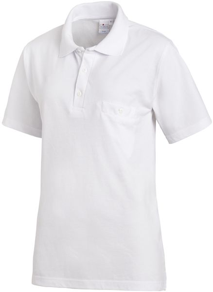 LEIBER-Jobwear, Food-HACCP-Arbeits-Berufs-Polo-Shirt 1/2 Arm wei