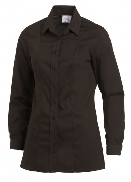 LEIBER-Jobwear, Damenbluse, Arbeits-Bluse, 1/1Arm, schwarz