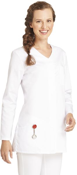 LEIBER-Jobwear, Hosenkasack, Arbeits-Berufs-Kasack, 1/2 Arm wei