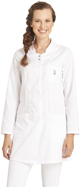 LEIBER-Jobwear, Longkasack, Arbeits-Berufs-Kasack, 1/1 Arm weiß