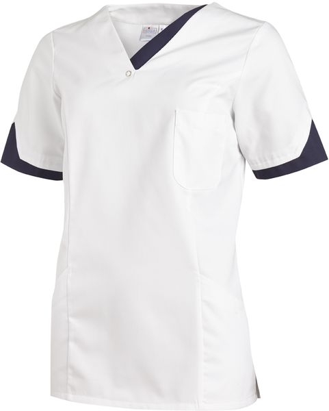 LEIBER-Jobwear, Damen-Schlupfjacke, Arbeits-Berufs-Jacke, ca. 190g/m, wei/marine