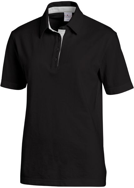LEIBER-Jobwear, Poloshirt, Arbeits-Berufs-Shirt, Damen & Herren, ca. 220g/m², schwarz/silber