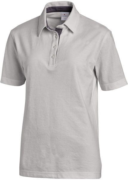 LEIBER-Jobwear, Poloshirt, Arbeits-Berufs-Shirt, Damen & Herren, ca. 220g/m², silbergrau/grau