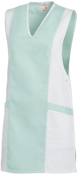 LEIBER-Jobwear, berwurfschrze, Arbeits-Berufs-Schrze, Chasuble wei/mint