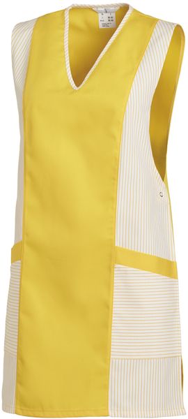 LEIBER-Jobwear, berwurfschrze, Arbeits-Berufs-Schrze, Chasuble wei/gelb