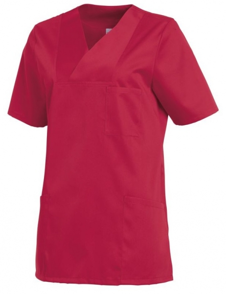 LEIBER-Jobwear, Damen-Schlupfkasack, Arbeits-Berufs-Kasack, rot