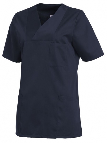 LEIBER-Jobwear, Damen-Schlupfkasack, Arbeits-Berufs-Kasack, marine