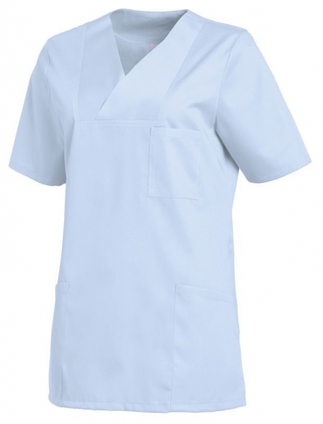 LEIBER-Jobwear, Damen-Schlupfkasack, Arbeits-Berufs-Kasack, hellblau