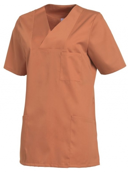 LEIBER-Jobwear, Damen-Schlupfkasack, Arbeits-Berufs-Kasack, zimt