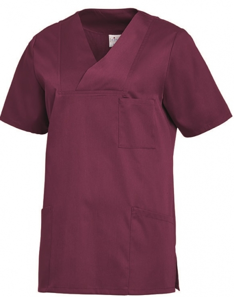 LEIBER-Jobwear, Damen-Schlupfkasack, Arbeits-Berufs-Kasack, ca. 150g/m, beere