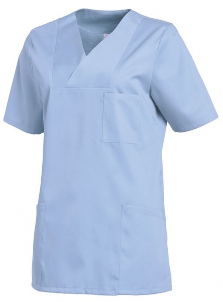 LEIBER-Jobwear, Damen-Schlupfkasack, Arbeits-Berufs-Kasack, aqua