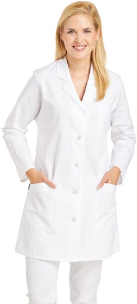 LEIBER-Jobwear, Longkasack, Arbeits-Berufs-Kasack, 1/1 Arm, weiß