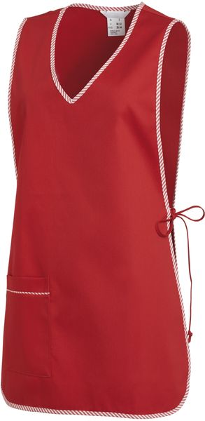 LEIBER-Jobwear, berwurfschrze, Arbeits-Berufs-Schrze, Vorbinder, rot