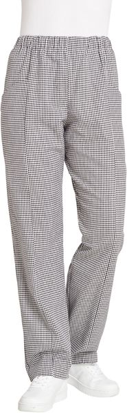 LEIBER-Jobwear, Kochhose, Bckerhose, 260 g, schwarz/wei-pepita