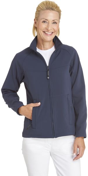 LEIBER-Jobwear, Damen-Softshelljacke, Arbeits-Berufs-Jacke, marine