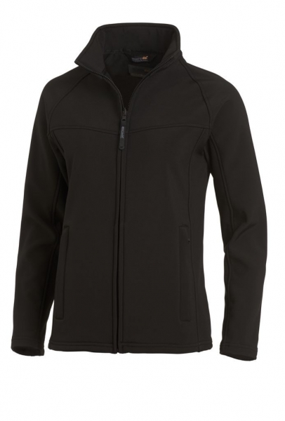 LEIBER-Jobwear, Damen-Softshelljacke, Arbeits-Berufs-Jacke, schwarz