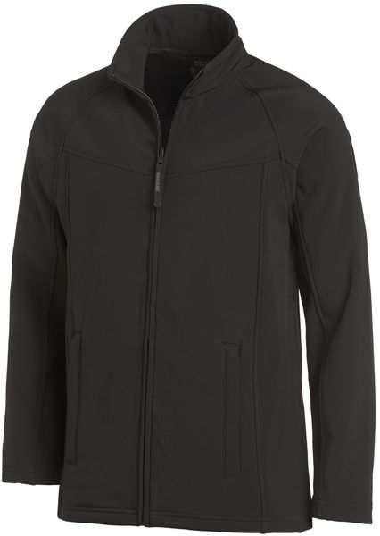 LEIBER-Jobwear, Herren-Softshelljacke, Arbeits-Berufs-Jacke, schwarz