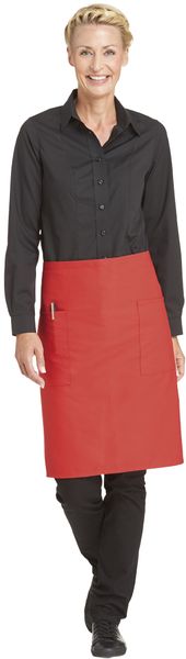 LEIBER-Jobwear, Vorbinder, Gastro-Arbeits-Berufs-Schrze, ca. 215g/m, rot