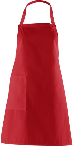 LEIBER-Jobwear, Latzschrze, Gastro-Arbeits-Berufs-Schrze, Vorbinder, ca. 215g/m, rot