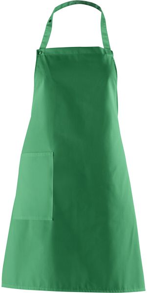 LEIBER-Jobwear, Latzschrze, Gastro-Arbeits-Berufs-Schrze, Vorbinder, ca. 215g/m, grtnergrn