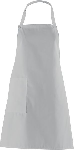 LEIBER-Jobwear, Latzschrze, Gastro-Arbeits-Berufs-Schrze, Vorbinder, ca. 215g/m, silbergrau