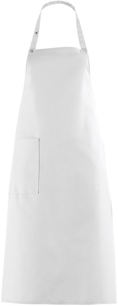 LEIBER-Jobwear, Latzschrze, Gastro-Arbeits-Berufs-Schrze, Vorbinder, ca. 215g/m, wei